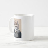 Portret van Gorilla Koffiemok (Voorkant links)