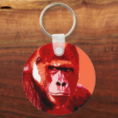 Portret van Gorilla Sleutelhanger (Voorkant)