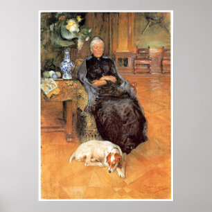 Portret van Gothilda Furstenberg Poster