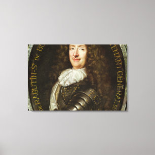 Portret van Graaf Roger Bussy de Rabutin Canvas Afdruk