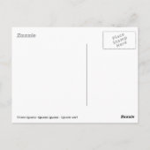 Portret van groene leguanen briefkaart (Achterkant)