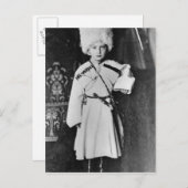 Portret van Groothertog Nicholas Mikhailovich Briefkaart (Voorkant / Achterkant)