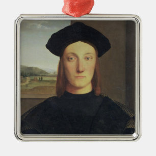 Portret van Guidobaldo da Montefeltro, hertog van  Metalen Ornament