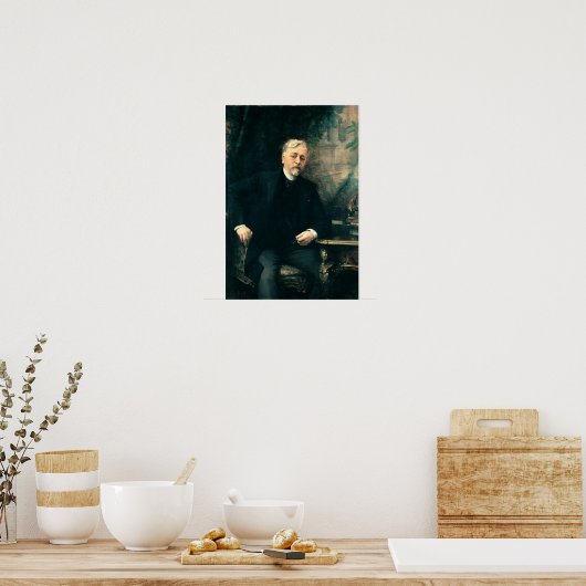 Portret van Gustave Eiffel 1905 Poster (Keuken)