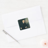 Portret van Gustave Eiffel 1905 Vierkante Sticker (Envelop)
