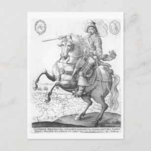 Portret van Gustavus Adolphus II Briefkaart