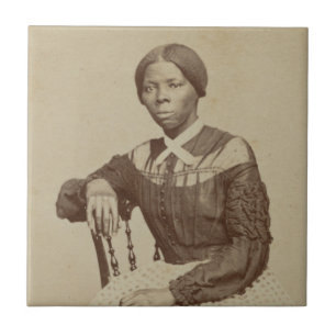 Portret van Harriet Tubman 1868-69 Tegeltje