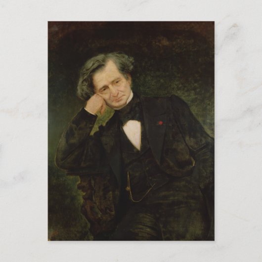 Portret van Hector Berlioz Briefkaart (Voorkant)