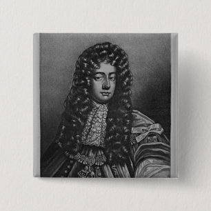 Portret van Henry Duke of Grafton Vierkante Button 5,1 Cm
