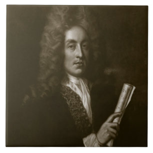 Portret van Henry Purcell (1659-95) gegraveerd doo Tegeltje
