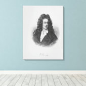 Portret van Henry Purcell Canvas Afdruk (Insitu (Houten vloer))