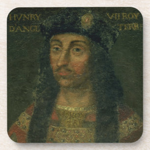 Portret van Henry VII (1457-1509) (olie op het pan Drankjes Onderzetter