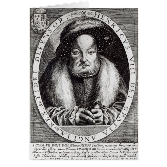 Portret van Henry VIII (Voorkant)