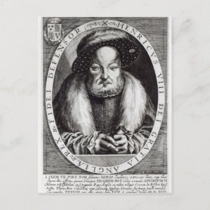 Portret van Henry VIII Briefkaart