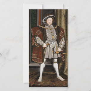 Portret van Henry VIII (Hans Holbein de Younger) Kaart