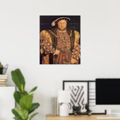 Portret van Henry VIII van 49.1540 jaar Poster (Thuiskantoor)