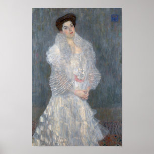 Portret van Hermine Gallia - Gustav Klimt (1904) Poster