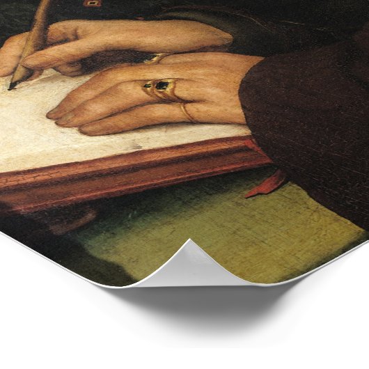 Portret van het Erasmus-programma Desiderius Poster (Hoek)