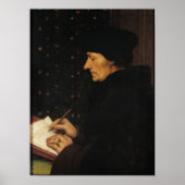 Portret van het Erasmus-programma Desiderius Poster (Voorkant)