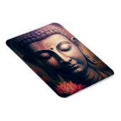 Portret van het Gautam Buddha Art Poster Magneet (Rechterzijde)