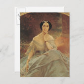 Portret van het graafschap Hallez-Claparede Briefkaart (Voorkant / Achterkant)