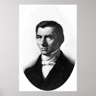 Portret van het Klassieke Liberaal Bastiat Frederi Poster