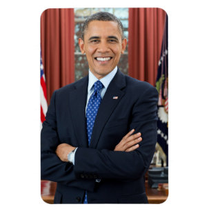 Portret van het Oval Office, Obama Barack, preside Magneet