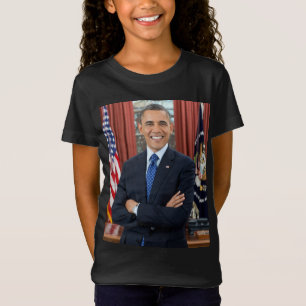 Portret van het Oval Office, Obama Barack, preside T-shirt