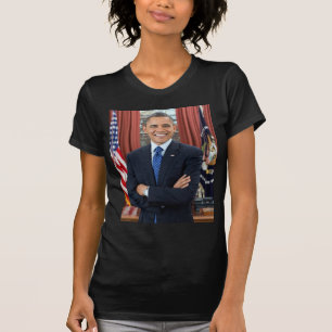 Portret van het Oval Office, Obama Barack US Presi T-shirt