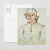 Portret van Hieronymus Bosch Briefkaart (Voorkant / Achterkant)
