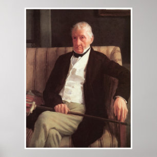 Portret van Hilaire de Gas, 1857 Edgar Degas Poster