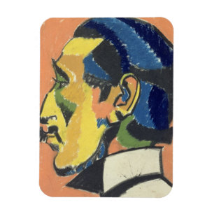 Portret van Horace Brodsky (1885-1969) (pastel op Magneet