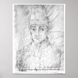 Portret van Humphrey of England Poster