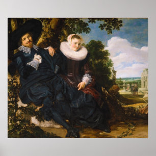 Portret van Isaac Massa Engelse Beatrix van der Poster