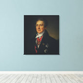 Portret van Ivan Dmitriev, 1835 Canvas Afdruk (Insitu (Houten vloer))