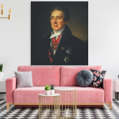 Portret van Ivan Dmitriev, 1835 Canvas Afdruk (Insitu (Woonkamer))
