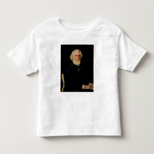 Portret van Ivan S. Turgenev, 1879 Kinder Shirts (Voorkant)