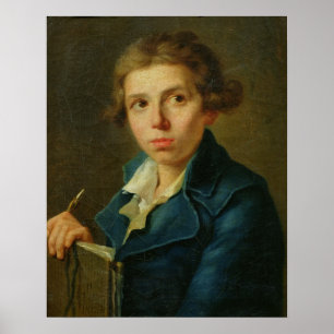 Portret van Jacques-Louis David als Jeugd Poster