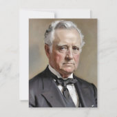 Portret van James Buchanan Feestdagenkaart (Voorkant)