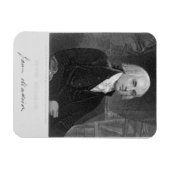 Portret van James Madison, gegraveerd door William Magneet (Horizontaal)