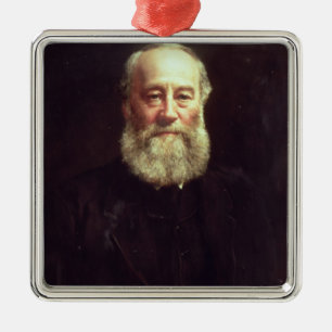 Portret van James Prescott Joule Metalen Ornament