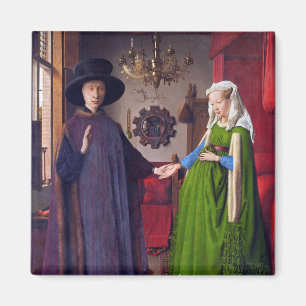 Portret van Jan Van Eyck Magneet