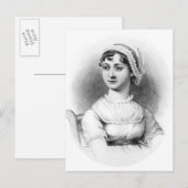 Portret van Jane Austen Briefkaart (Voorkant / Achterkant)