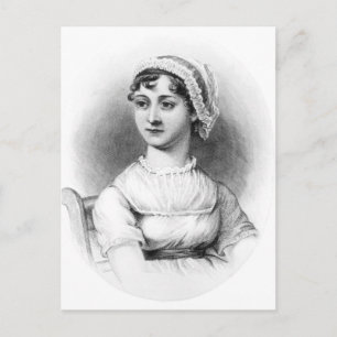 Portret van Jane Austen Briefkaart