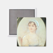 Portret van Jane Austen Magneet (Voorkant / Achterkant)