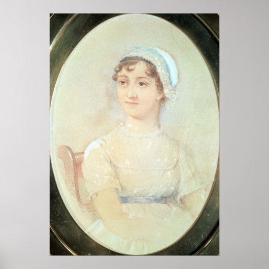 Portret van Jane Austen Poster (Voorkant)