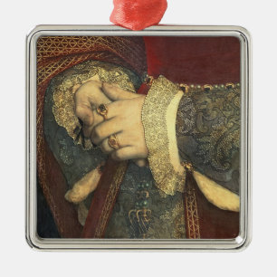 Portret van Jane Seymour, 1536 Metalen Ornament