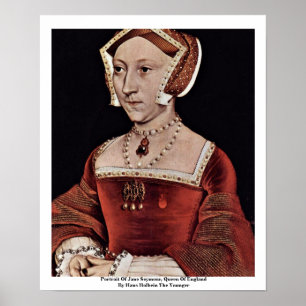 Portret van Jane Seymour, koningin van Engeland Poster
