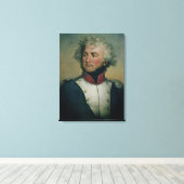 Portret van Jean Baptiste Kleber 2 Canvas Afdruk (Insitu (Houten vloer))