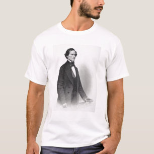 Portret van Jefferson Davis T-shirt